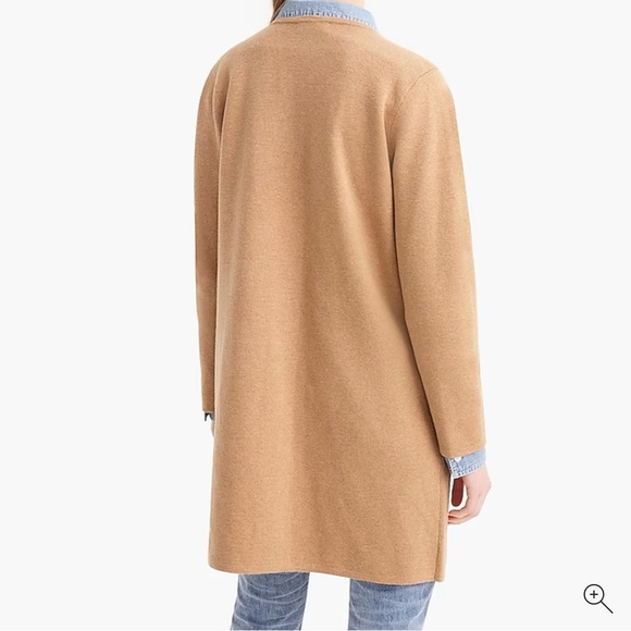 J. Crew Juliette Collarless Sweater Blazer size M - Picture 2 of 10